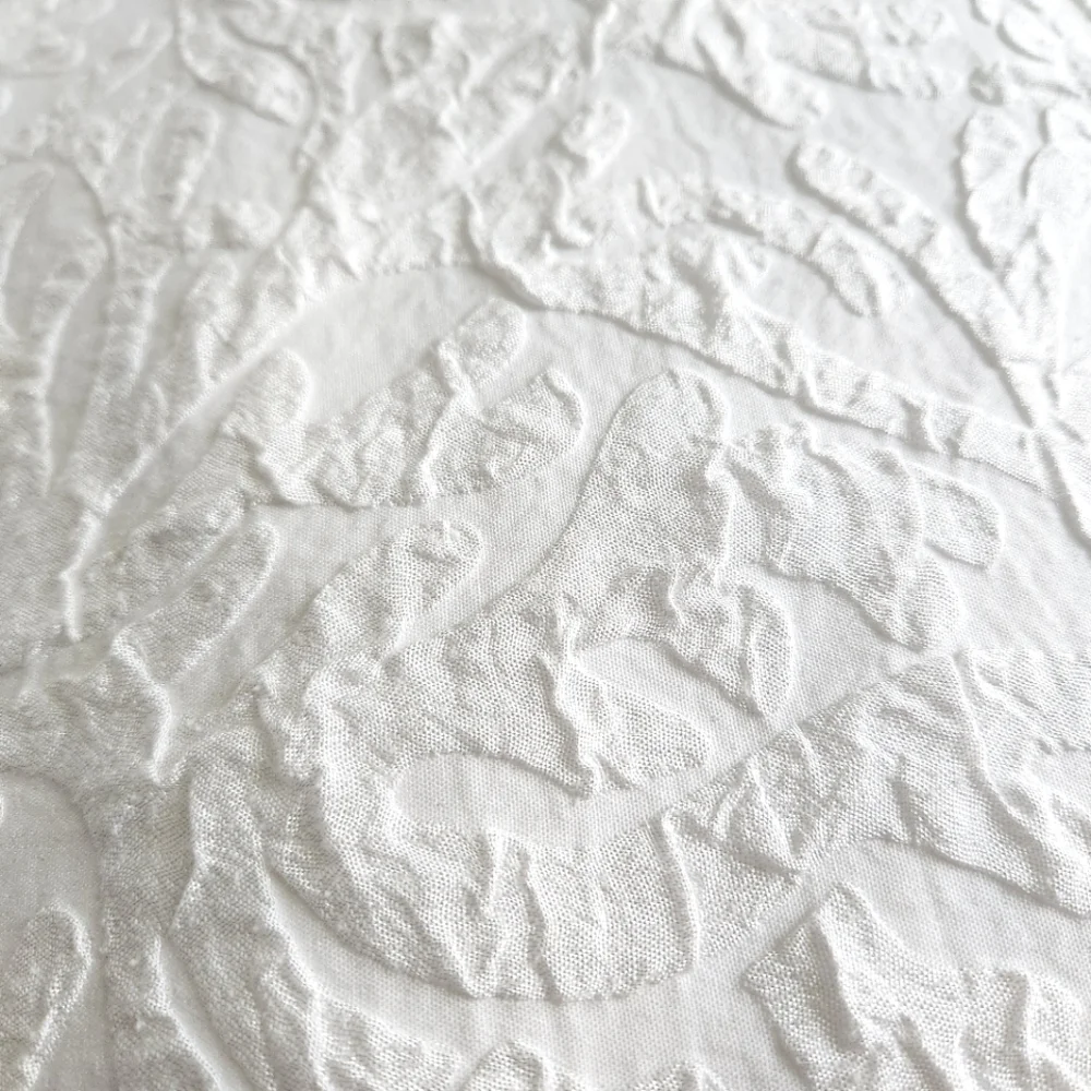 Hampton Hotel Quality White Queen Size Duvet Cover Classic Jacquard